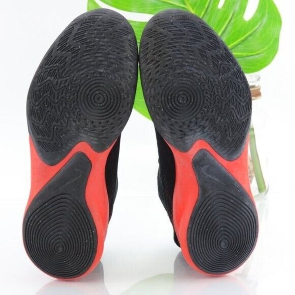 Nike Precision4 Sneaker Men's Size 8 Black Camellia Chile Red Basketball Shoe - Picture 9 of 12